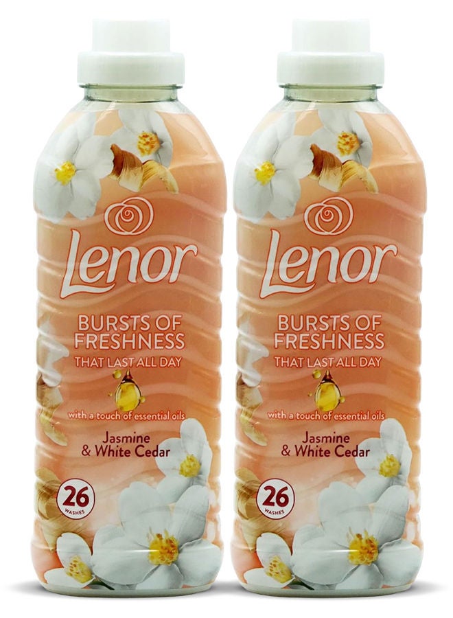 Fabric Softener Jasmine & White Cedar 2x858ML